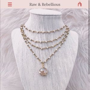 Raw & Rebellious layered choker